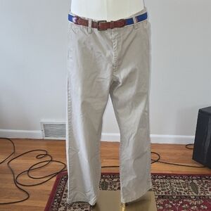 Banana Republic Beige Straight-Leg Chinos